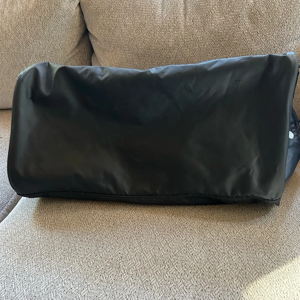 Michael Jordan Air Two-Tone Black and Gray Duffel Bag Lightweight Travel Sports